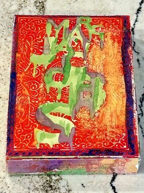 NIB Marc Jacobs Playing Cards - Dripping Spray Paint Design Plastic Wrapped Deck